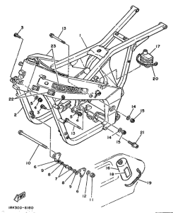 TZ250S/TZ250 Рама