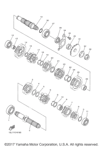 WR450F Трансмиссия