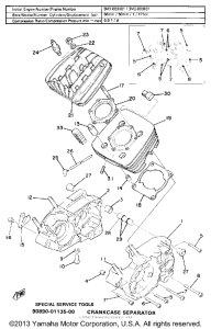MX175F Crankcase-cylinder