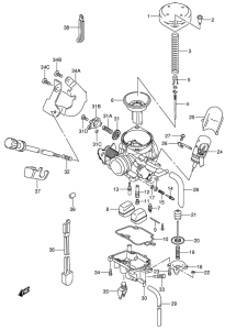 UE150 Carburetor assy