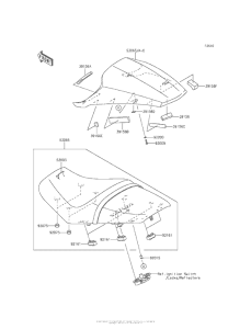 ZX1400 Сиденье