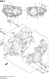 Crankcase (Dr-Z400Sl3 E03)