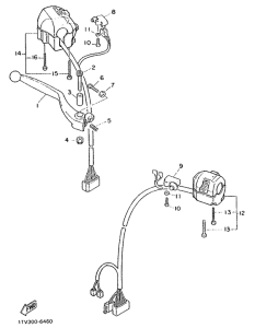  Handle switch. lever