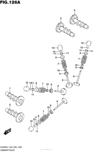 DL650X (ABS) Распред вал / клапана