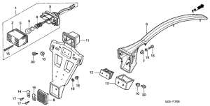 TL125 Taillight unit ass`y