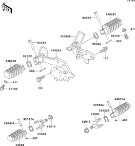 EL250 Подножки