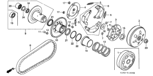 CH125 Вариатор
