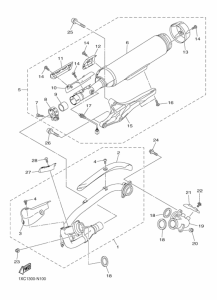 XVS950CU エキゾ-スト