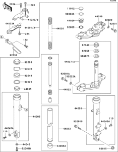 EL250 Front fork(1 / 2)