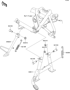 EJ800 Подножка