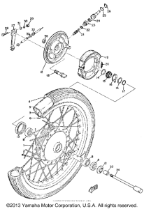 YAS1C Переднее колесо