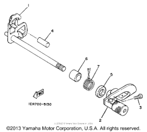 TY350S Вал переключения