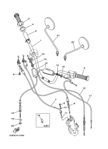 YB-1 ｽﾃｱﾘﾝｸﾞﾊﾝﾄﾞﾙ. ｹｰﾌﾞﾙ