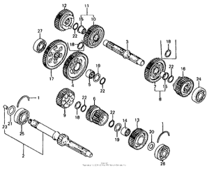 CB750 Трансмиссия