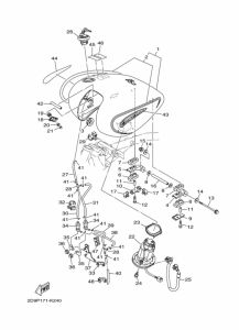 XV1700ATS Топливный бак