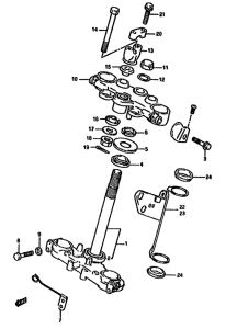 DR650 Траверса нижняя
