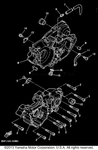  Картер двигателя
