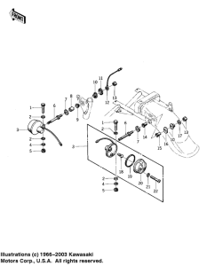 KZ400 Поворотники