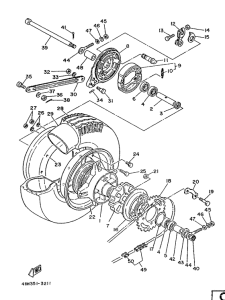 LB50 Переднее колесо