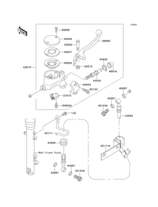 EJ650 Главный тормозной цилиндр