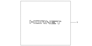 CB600F (ABS) 3d logo kit hornet