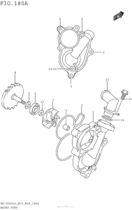 RM-Z250 Водяной насос