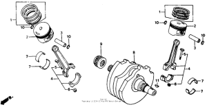 NT650 Коленвал
