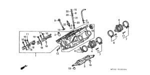 ST1100 Правая головка цилиндров