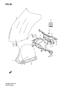 AN400 (ABS) Приборная панель