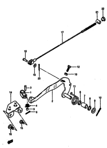 RM125 Передний суппорт