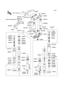 VN2000 Вилка передней оси