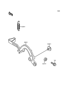  Педаль тормоза