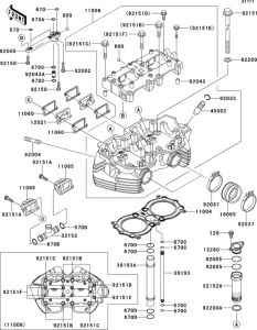 EJ650 Головка цилиндров