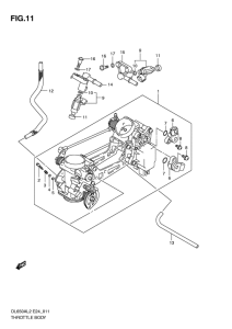 DL650 (ABS) Дроссель