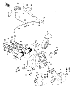 KZ1000 Воздухоочиститель
