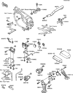 ZX600 Короб для АКБ