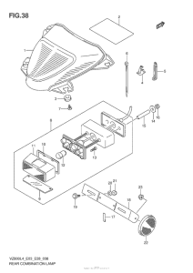 VZ800 Задний фонарь