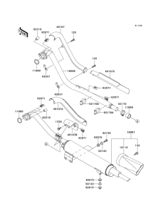 VN800 Глушитель