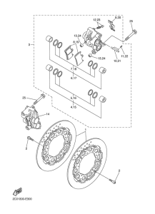 YZF-R6 Передний суппорт