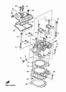 WR450F Цилиндры