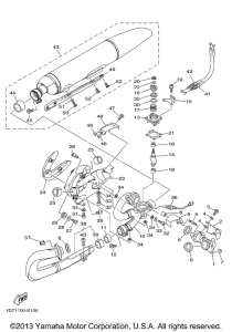XV1900A Выхлопная система