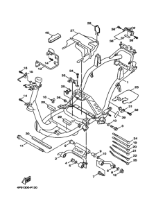 XC125 Frame comp