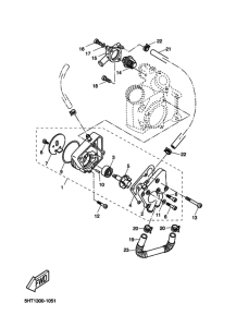 XQ125 Водяная помпа