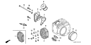  Крышка головки цилиндров