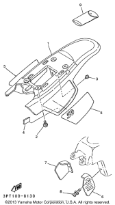 PW50L1 Боковые обтекатели