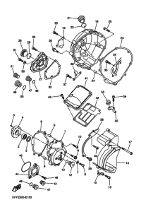 YZF-R1R ( RaceBase) Crankcase cover ass`y  (v