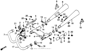 CM450 Глушитель