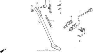 VT1100C Vt1100c stand 95-96