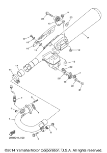 SR400 Выхлопная система