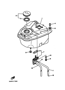 CG80Z Fuel tank assy